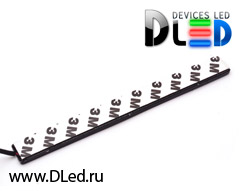 Монтажный скотч на ходовых огнях DRL-76