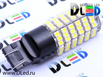   Автолампа светодиодная W21W - T20 - 7443 - W3х16q - 120 SMD 3528 (2шт.)