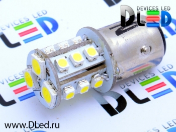   Автолампа светодиодная 1156 - P21W - S25 - BA15s - SMD 5050 + SMD 3528 (2шт.)