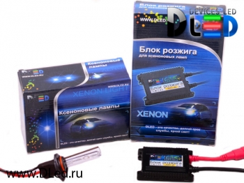   Комплект ксенона 24V DLED с цоколем 9005 6000K