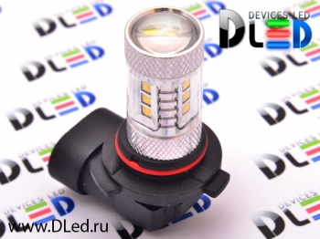   Автолампа светодиодная HB4 9006 - 12 SMD2323 + 2 CREE XB + Линза (2шт.)