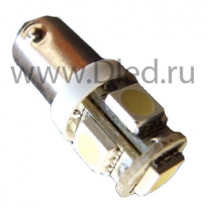   Автолампа светодиодная T4W - 5 SMD 5050 12V (2шт.)