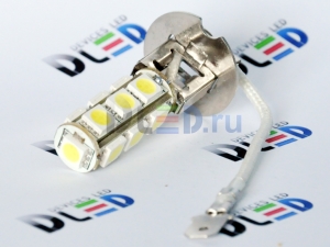   Автолампа светодиодная H3 - 13 SMD 5050 (2шт.)