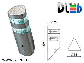   Уличный настенный светильник DLed Cresset-2831