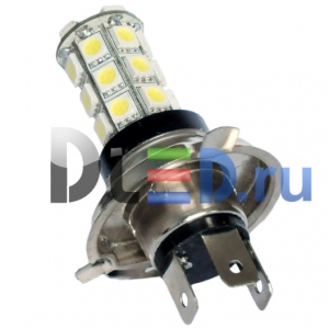   Автолампа светодиодная 24V H4 - 27 SMD 5050 Black