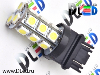   Автолампа светодиодная P27/7W - T25 - 3157 - 18 SMD 5050 (2шт.)