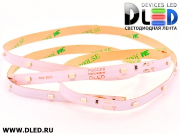   Светодиодная лента IP22 SMD 3528 (30 LED) 12V DC Красная