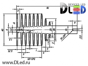   Радиатор охлаждения Dled Ice-32