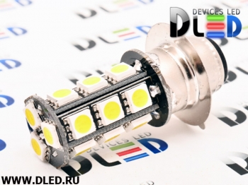   Автолампа светодиодная P15D-25-1 - 18 SMD 5050 Black (2шт.)