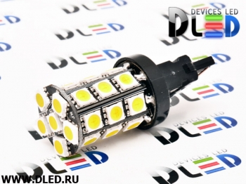   Автолампа светодиодная P27/7W - T25 - 3157 - 27 SMD 5050 Black (2шт.)