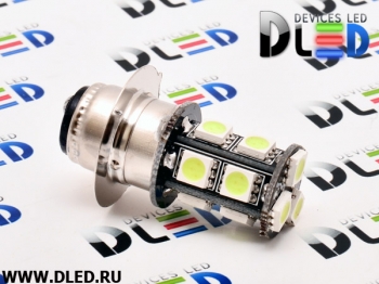   Автолампа светодиодная P15D-25-1 - 13 SMD 5050 Black (2шт.)