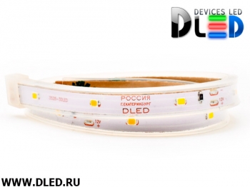  Влагозащищённая светодиодная лента SMD 2835 (30 LED) ip67 Белый + Теплый белый