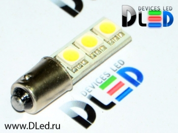   Автолампа светодиодная T4W - 3 SMD 5050 (2шт.)