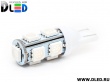   Автолампа светодиодная T10 - W5W - 9 SMD 5050 (зеленая) (2шт.)