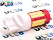   Автолампа светодиодная W21W - T20 - 7443 - W3х16q - 106SMD 4014+ Линза (2шт.)