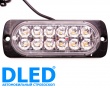   Автомобильный стробоскоп оранжевого цвета DLED 12LED