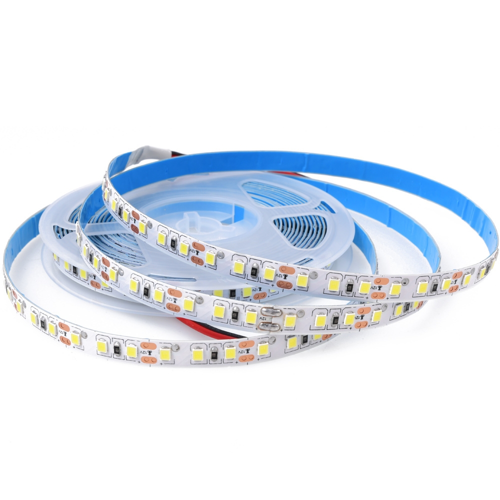   Cветодиодная лента 1 метр SMD 2835 (120 LED Теплый Белая 3200K) с блоком питания 12V 12W  с пультом