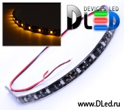   Светодиодная лента для авто 30см SMD 3528 18Led Желтого свечения