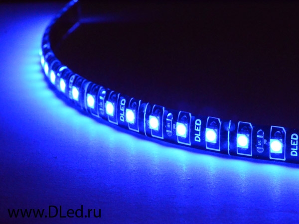   Светодиодная лента для авто 30см SMD 3528 36Led Синего свечения