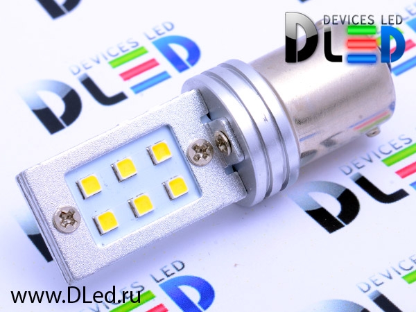   Автолампа светодиодная 1157 - P21/5W - BAY15d -  12 SMD 2323 (2шт.)