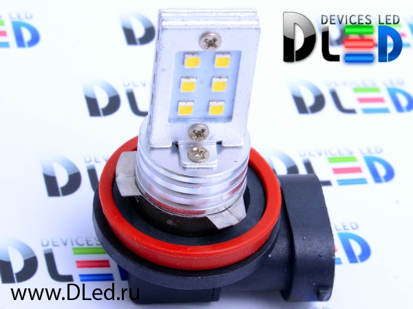   Автолампа светодиодная H8 - 12 SMD 2323 (2шт.)