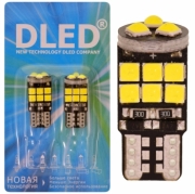   Автолампа светодиодная T10 - W5W - 15 SMD 2835 + Canbus (2шт.)