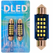   Автолампа светодиодная C5W FEST 39 мм - 15 SMD 2016 (2шт.)