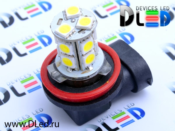   Автолампа светодиодная 24V H8 - 13 SMD 5050