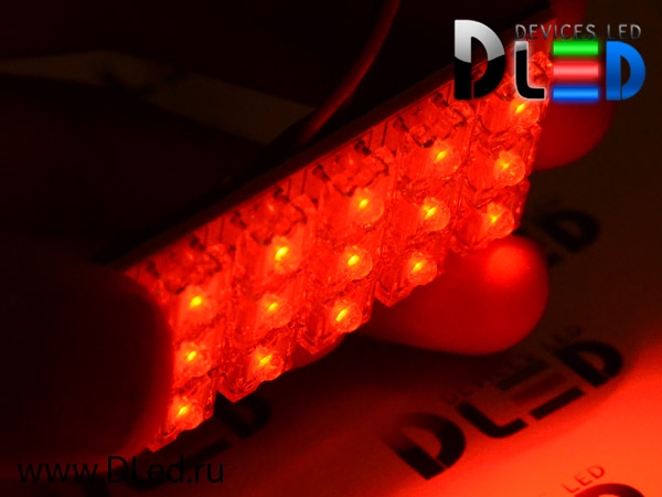   Светодиодная панель 15 Led Super-Flux "Красная"