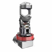   Светодиодные лампы H11 (H8, H9, H16jp) для авто Бренд DLED белый свет 6000K 16000lm 100W LED с линзой (2 шт.)