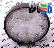   Фара рабочего освещения 8 led 24w (circle)