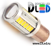   Автолампа светодиодная 1156 - P21W - S25 - BA15s  27 SMD5630 (2шт.)