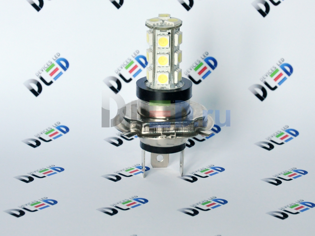   Автолампа светодиодная H4 - 18 SMD 5050 (2шт.)