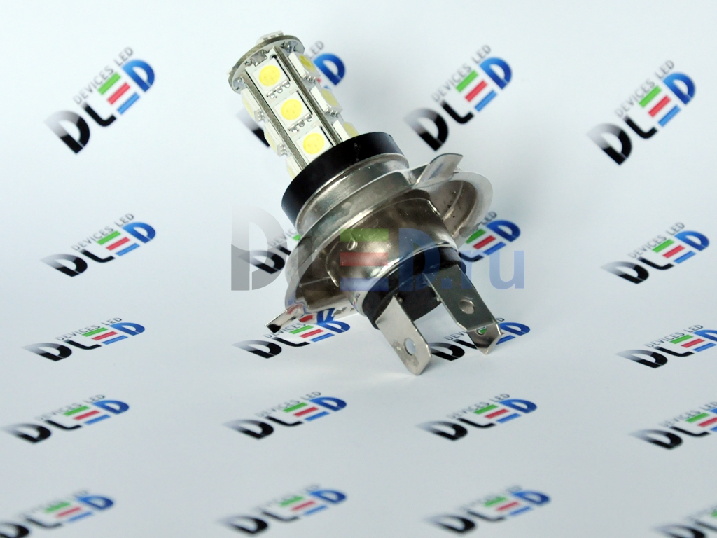   Автолампа светодиодная H4 - 18 SMD 5050 (2шт.)