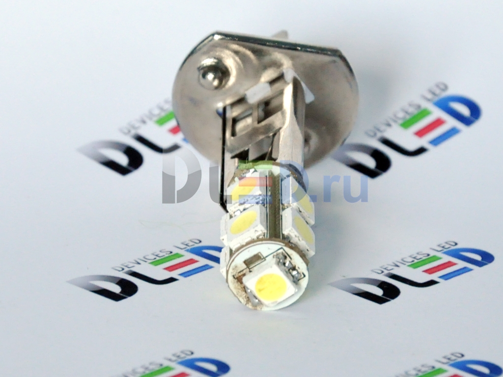   Автолампа-светодиодная 24V H1 - 9 SMD 5050