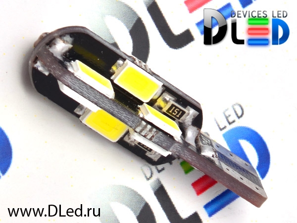   Автолампа светодиодная T10 - W5W - 12 SMD5630 (2шт.)