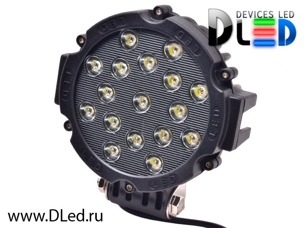   Фара рабочего освещения 17 Led 51W