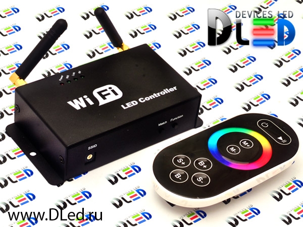   Wi-Fi контроллер RGB с радио пультом Rec-WF-1