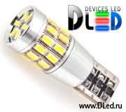   Автолампа светодиодная DLed T10 - W5W - 30 SMD 3014 (с обманкой) (2шт.)