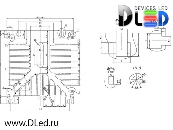   Радиатор охлаждения Dled Ice-05