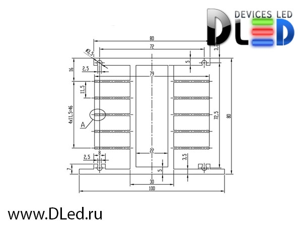   Радиатор охлаждения Dled Ice-06