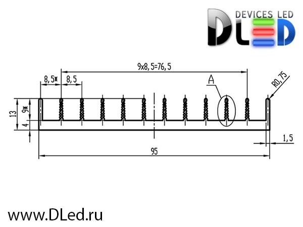   Радиатор охлаждения Dled Ice-08