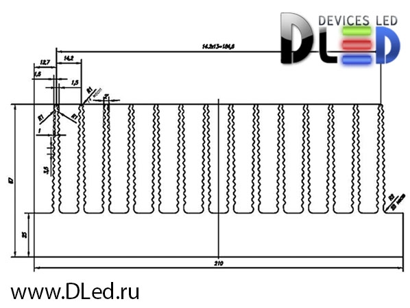   Радиатор охлаждения Dled Ice-11