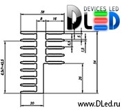   Радиатор охлаждения Dled Ice-18