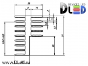   Радиатор охлаждения Dled Ice-18