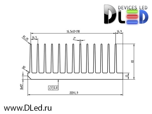   Радиатор охлаждения Dled Ice-24