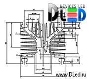   Радиатор охлаждения Dled Ice-34