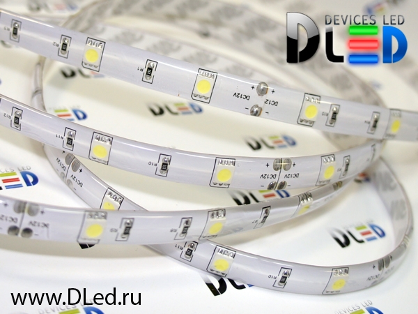   Светодиодная лента IP65 SMD 5050 (30 LED) ip65 universal Devices Led Белый