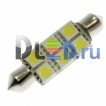   Автолампа-светодиодная 24V C5W FEST 41мм SV8,5 - 6 SMD 5050