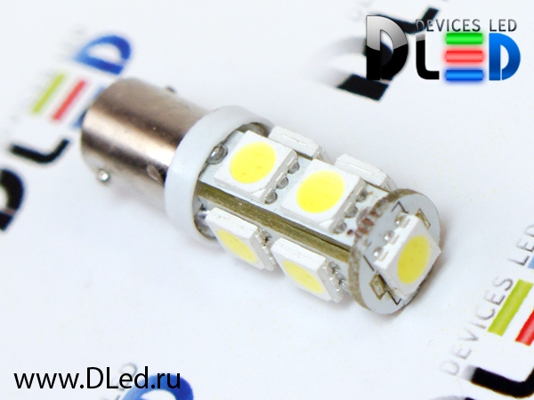   Автолампа светодиодная T4W - 9 SMD 5050 (2шт.)